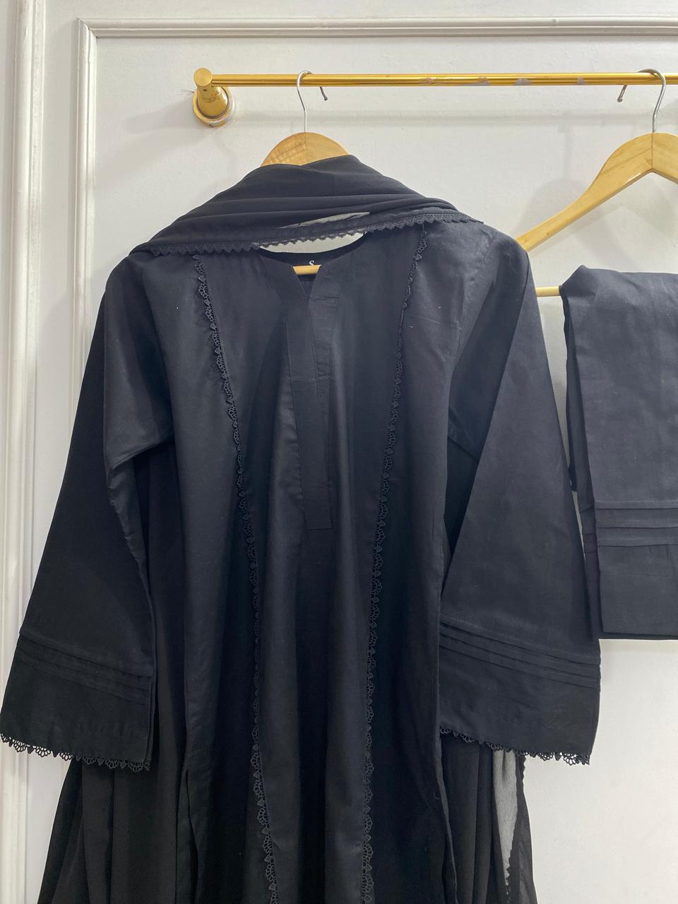 Solid Black Frock