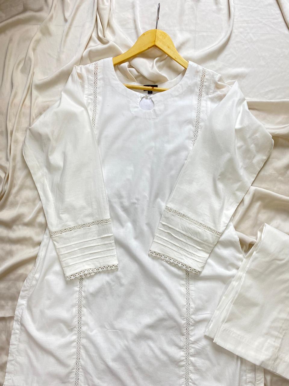 Solid White Co-ord Set