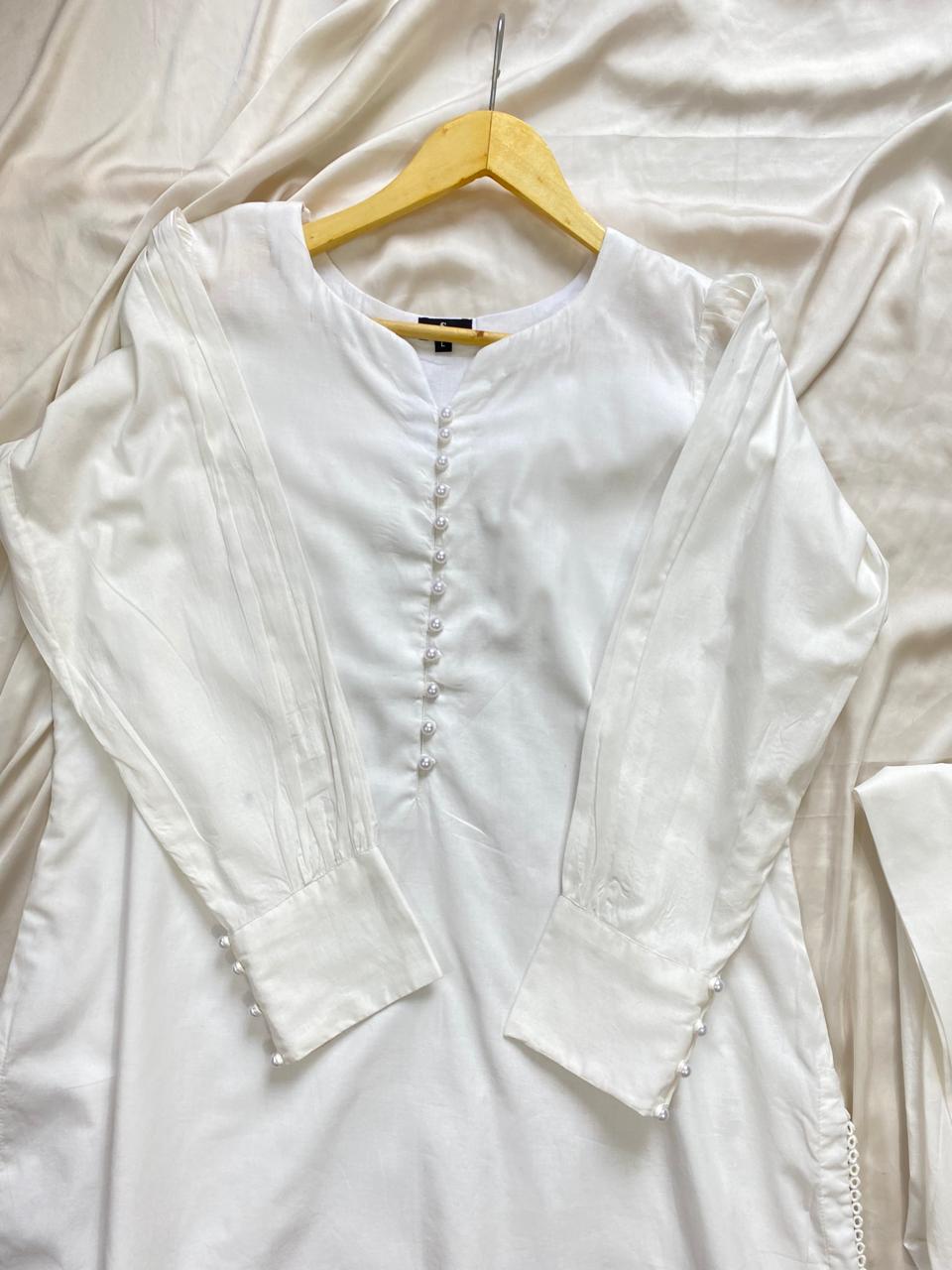 Solid White Co-ord Set