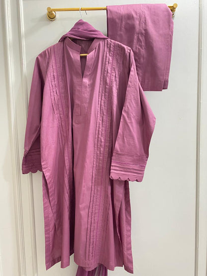 Solid Mauve Co-ord Set