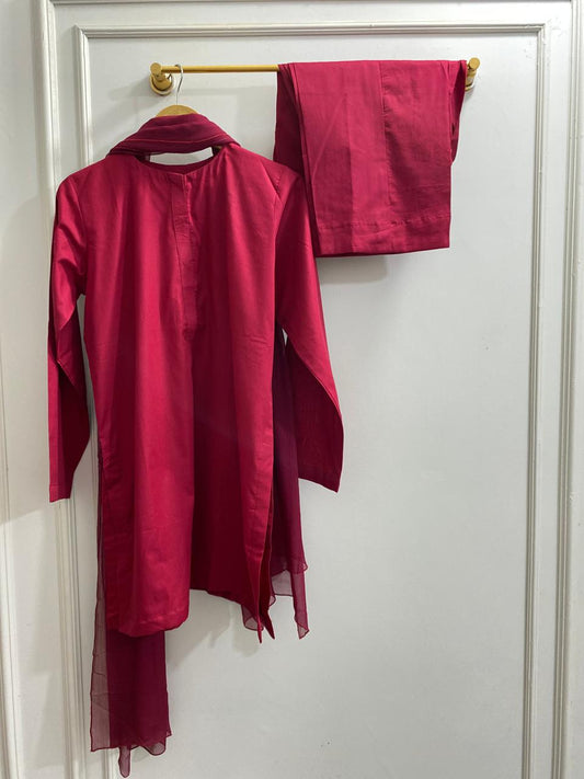 Solid Maroon Co-ord Set