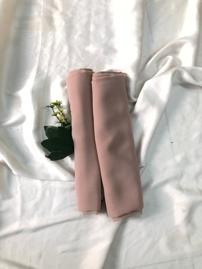 Chiffon Scarf Pale Chestnut