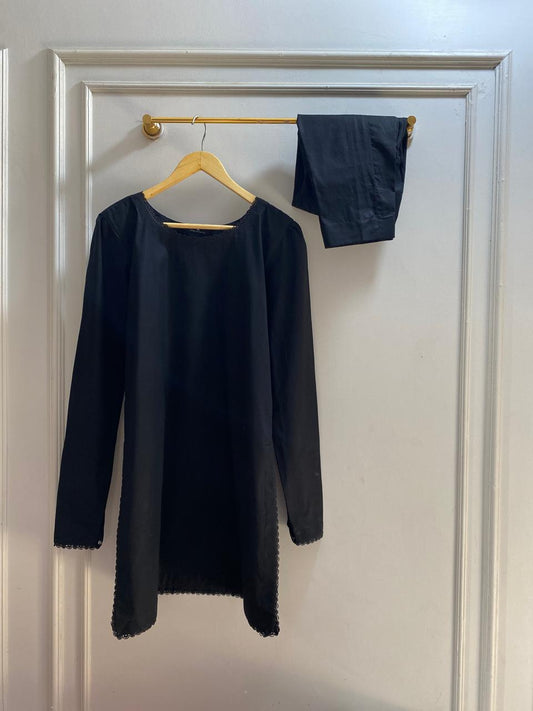 Solid Black Co-ord Set
