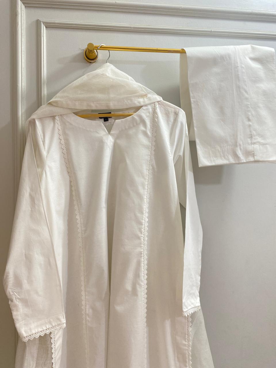 Solid White Co-ord Set