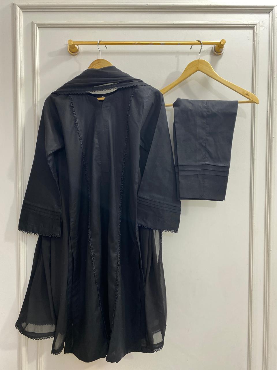 Solid Black Frock